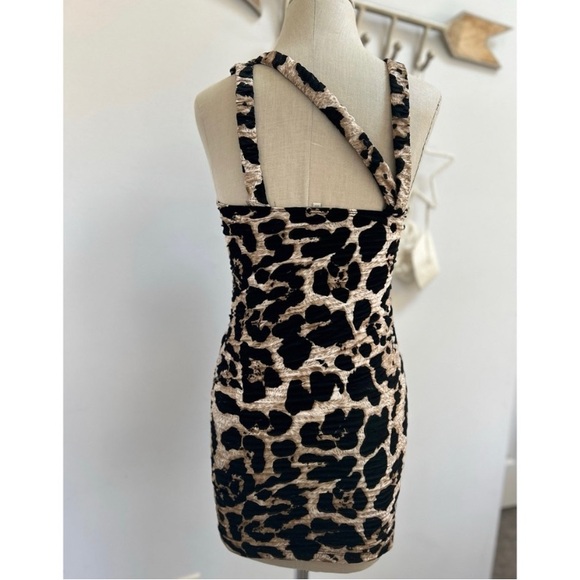 Leopard Print Mini Dress - Picture 2 of 2